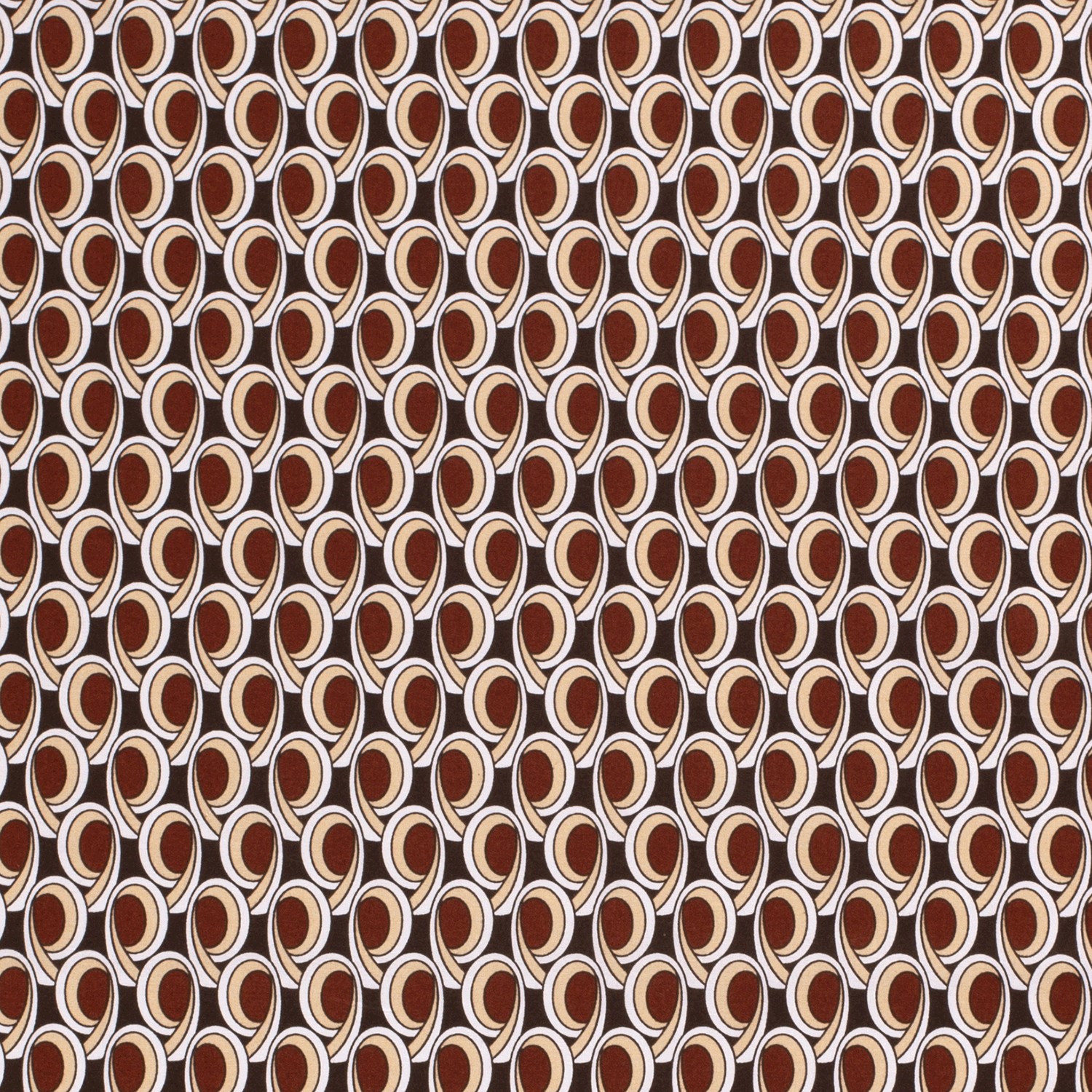 Baumwollstoff Popeline Batik, braun