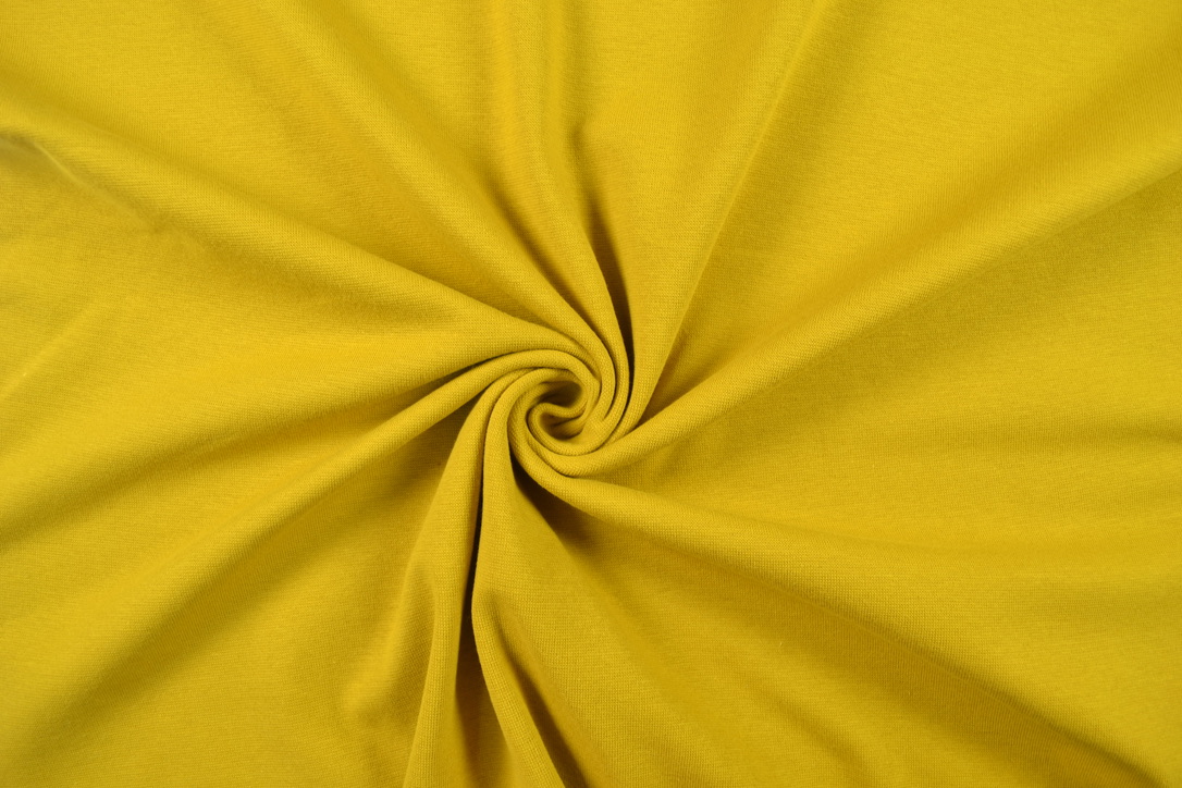 Bündchenstoff uni ocker