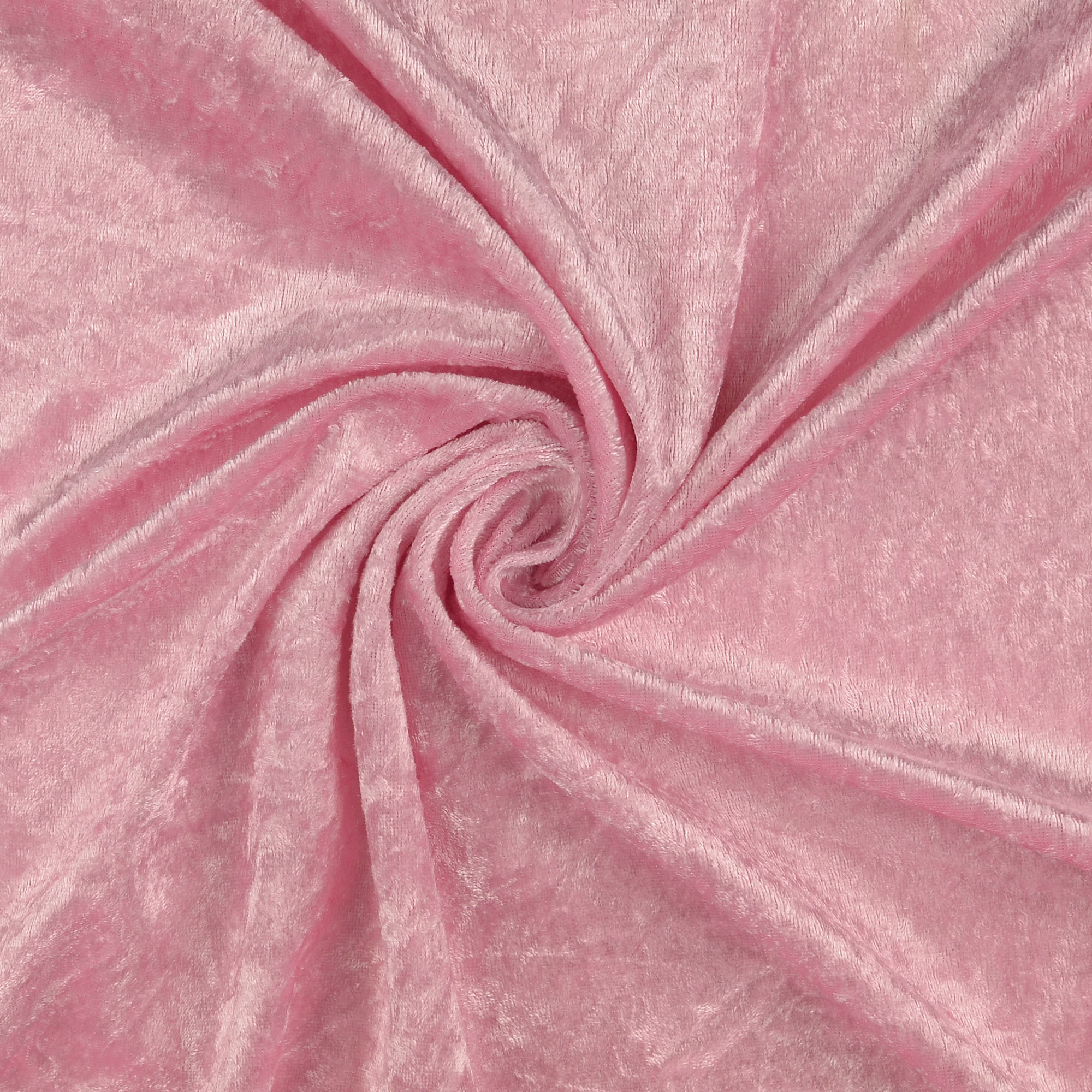 Panne Samt uni, rosa