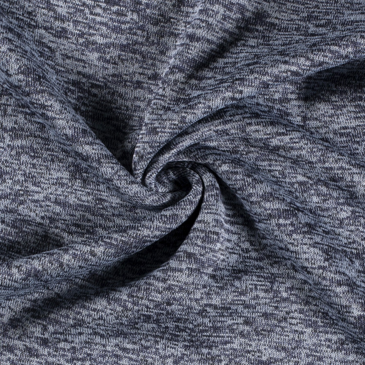 Jogging Stoff gebürstet uni indigo