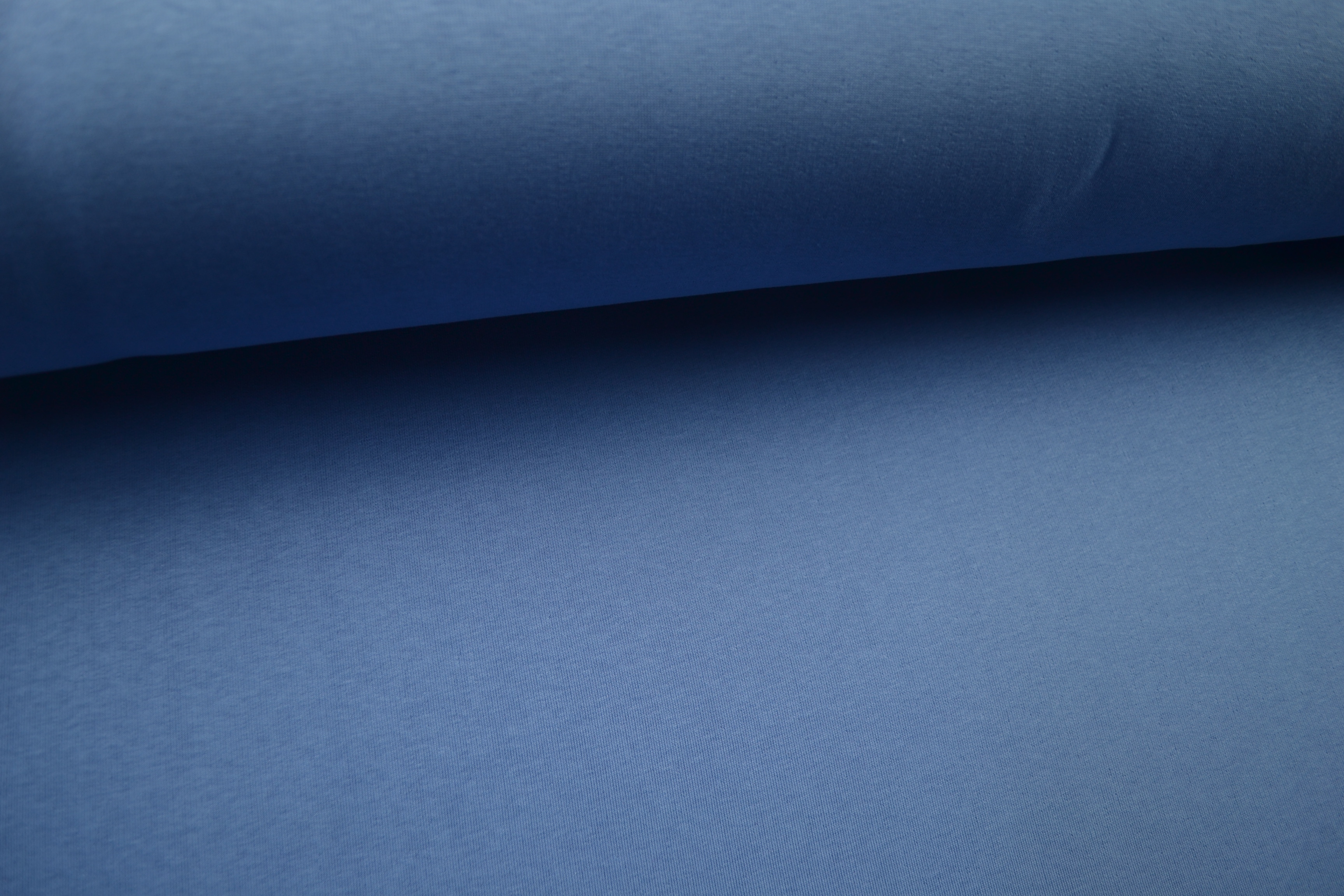 Sweatstoff uni, blau