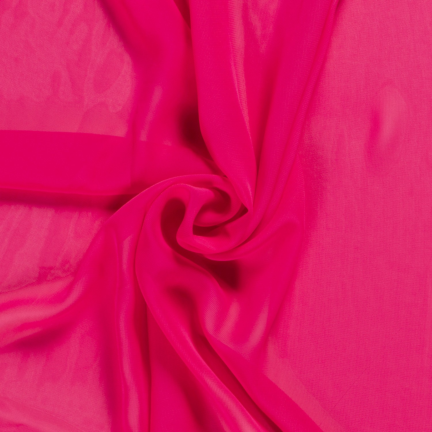 Chiffon uni Fuchsia