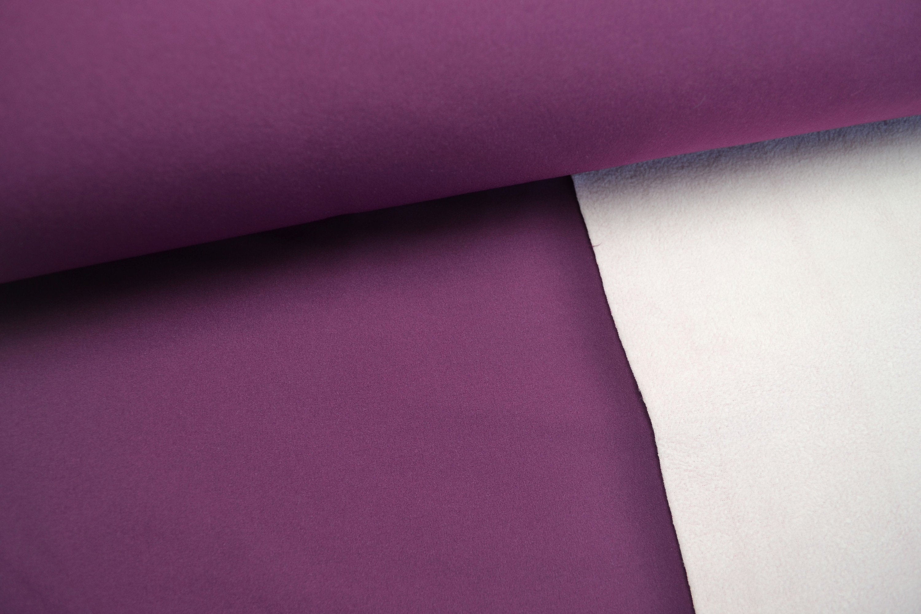 Softshell Stoff uni, beere-hell rosa