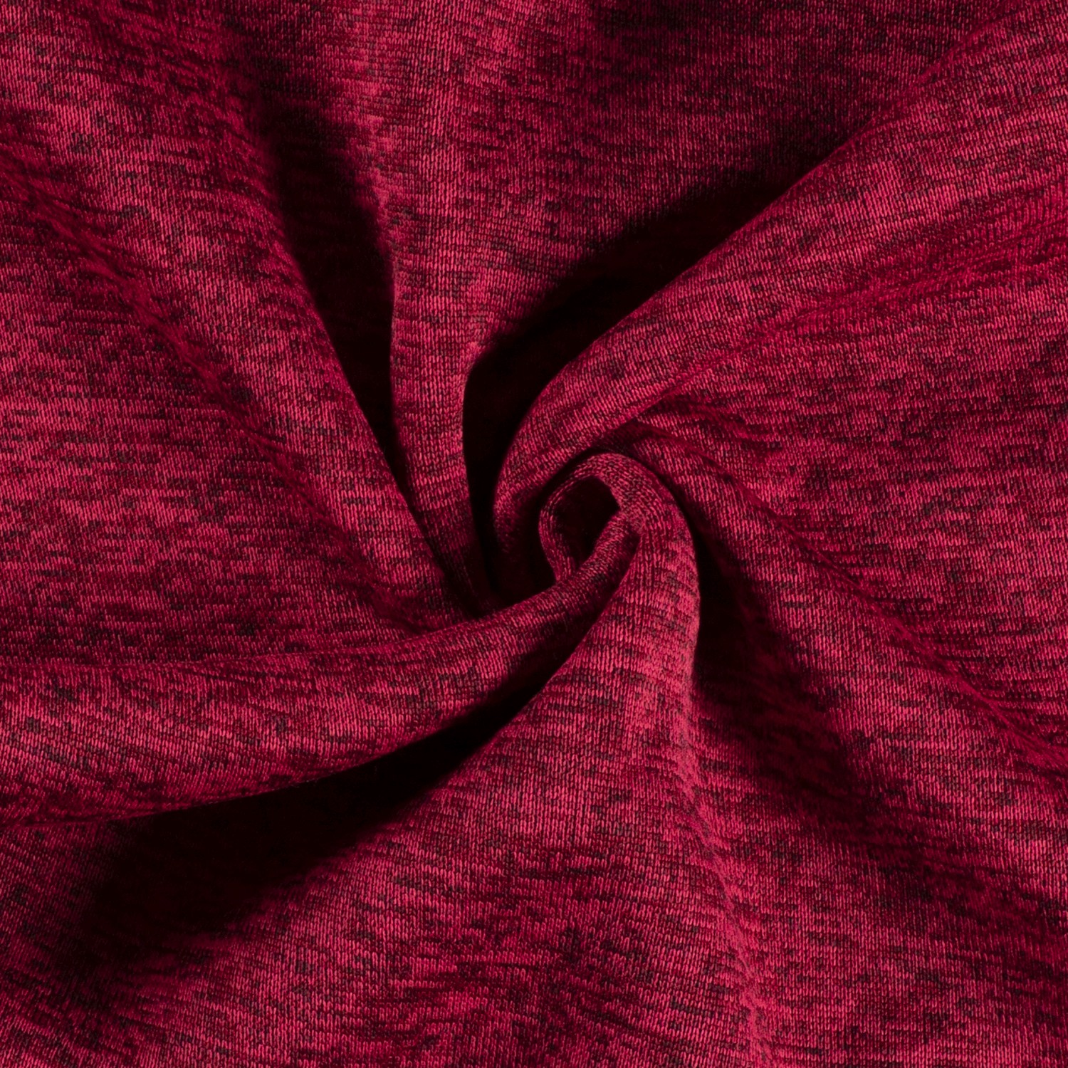 Jogging Stoff gebürstet uni rot