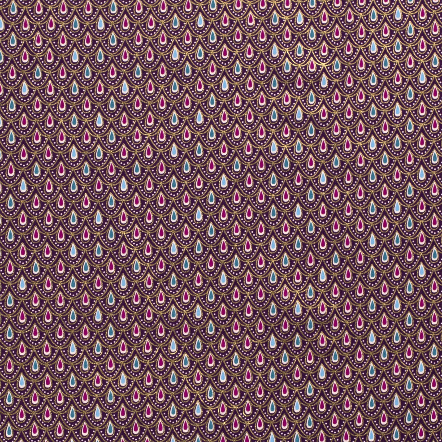 Baumwolle Popeline Stoff Bedruckt Weihnachten, violett