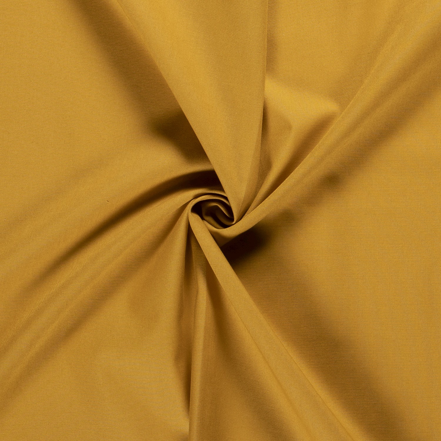 Baumwolle Cretonne uni ocker