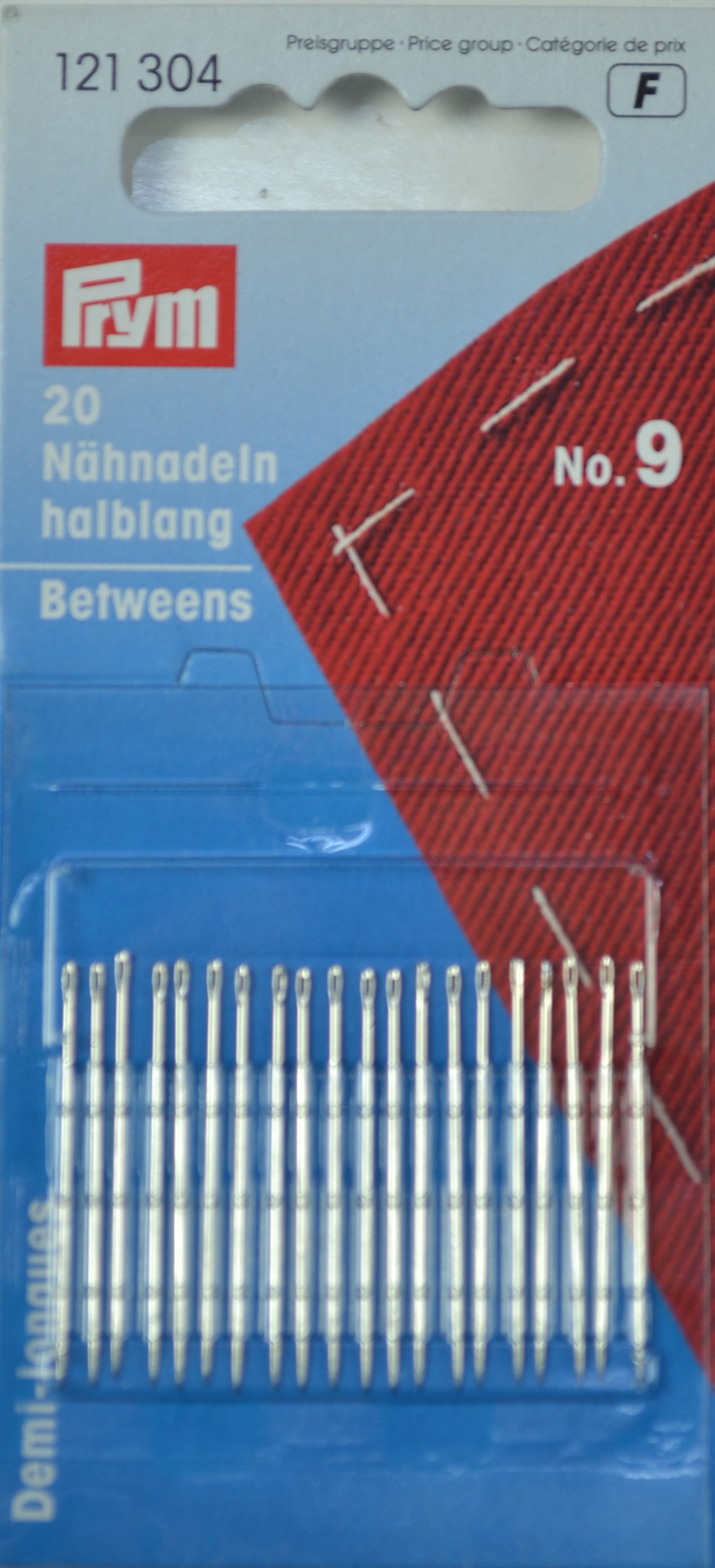 Prym Nähnadel Halblang, Nr. 9