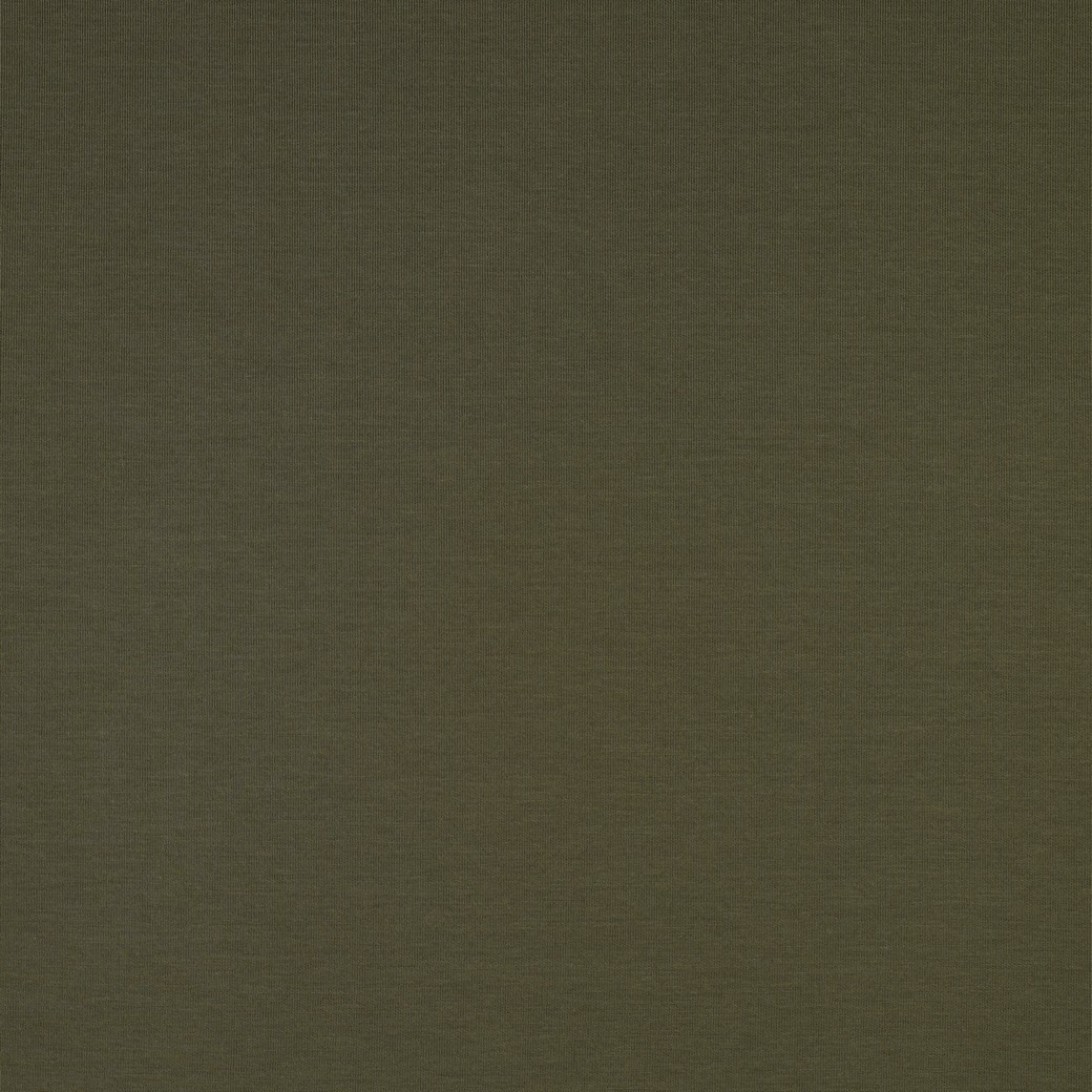 BAUMWOLLE INTERLOCK JERSEY - ARMEEGRÜN