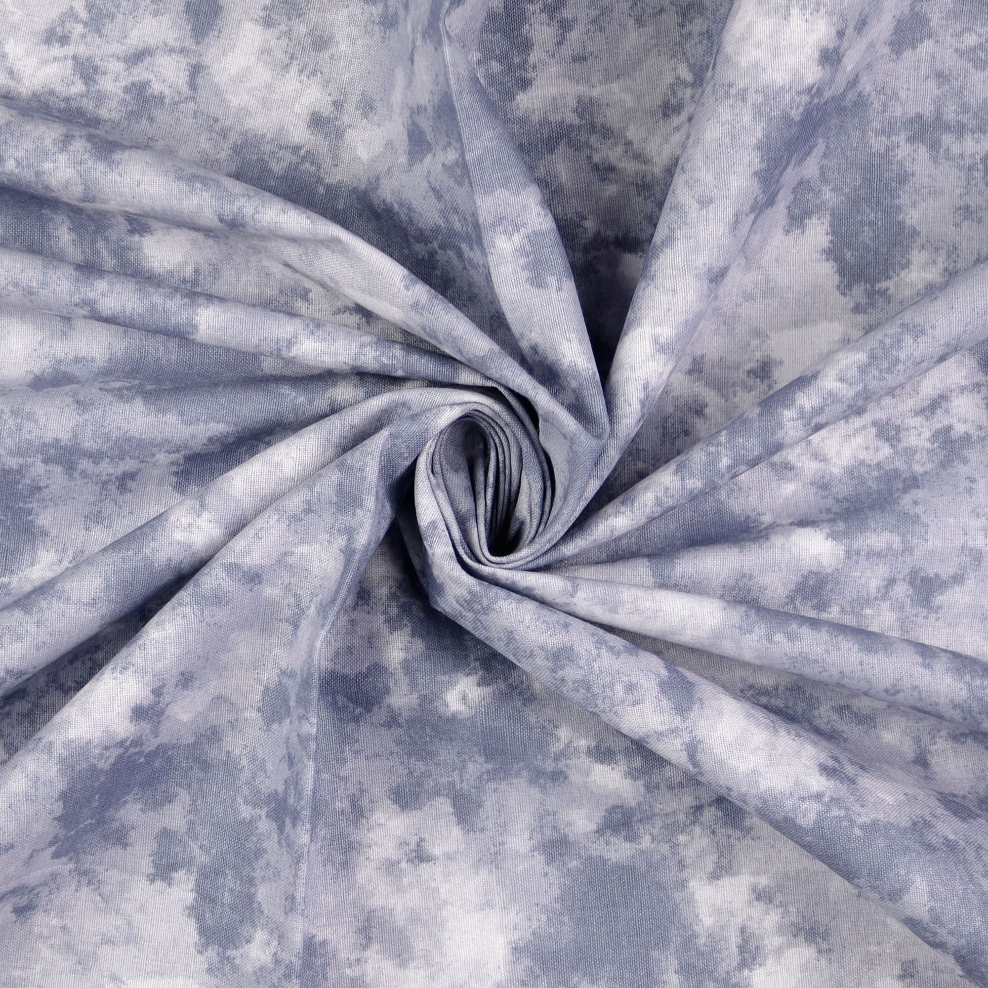 Baumwollstoff Batikmuster, grau