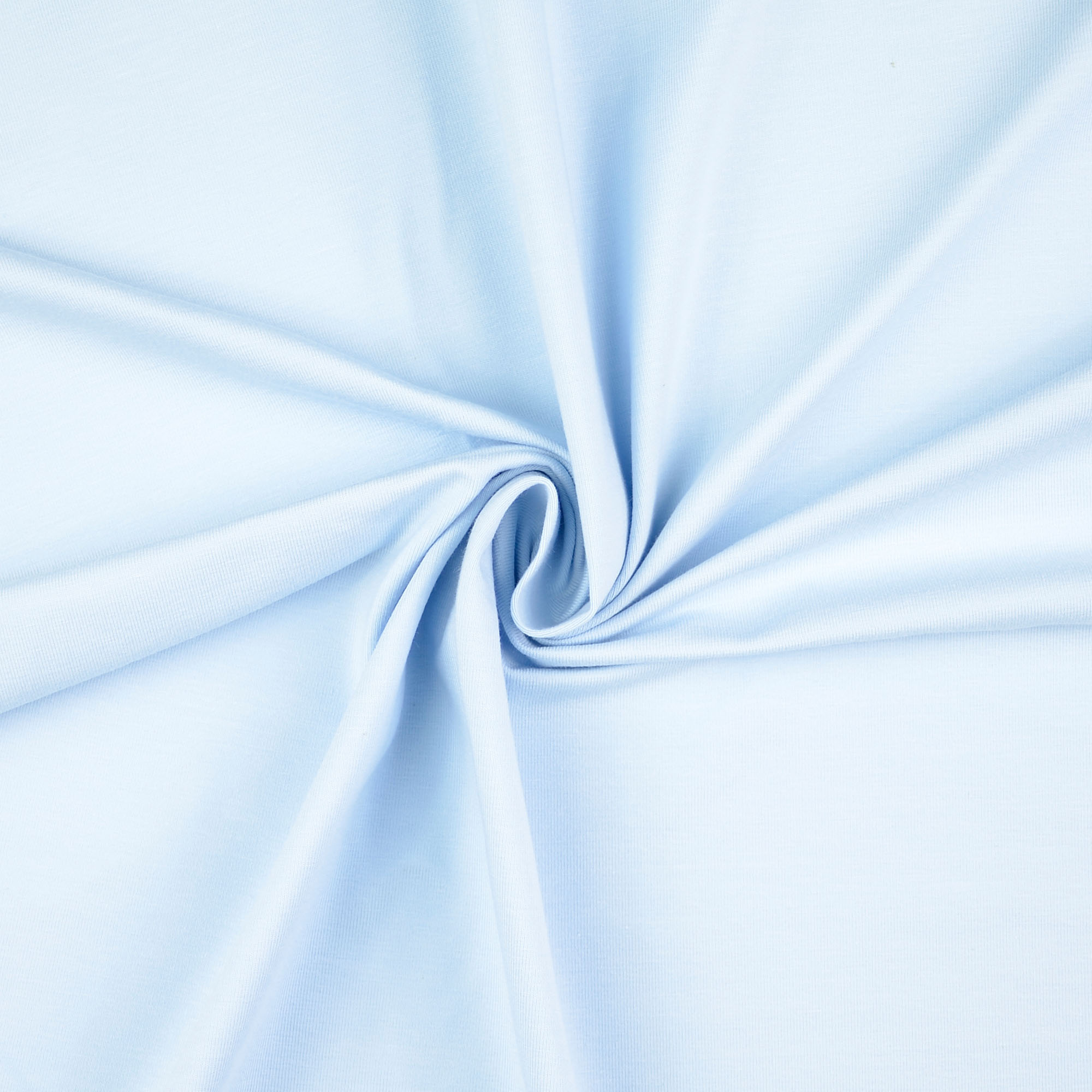 Baumwolljersey uni, hellblau