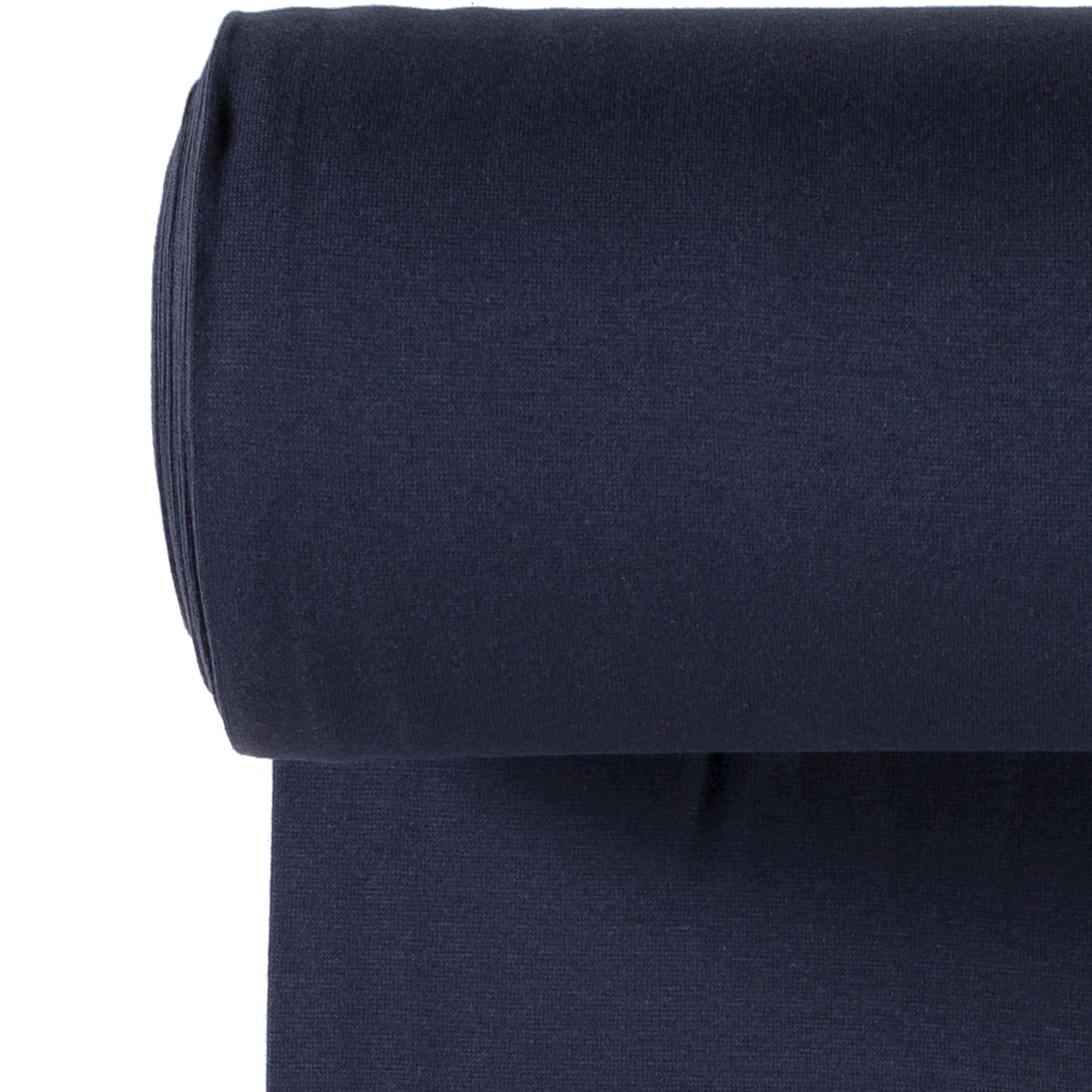 Bündchenstoff uni dunkelblau/marine