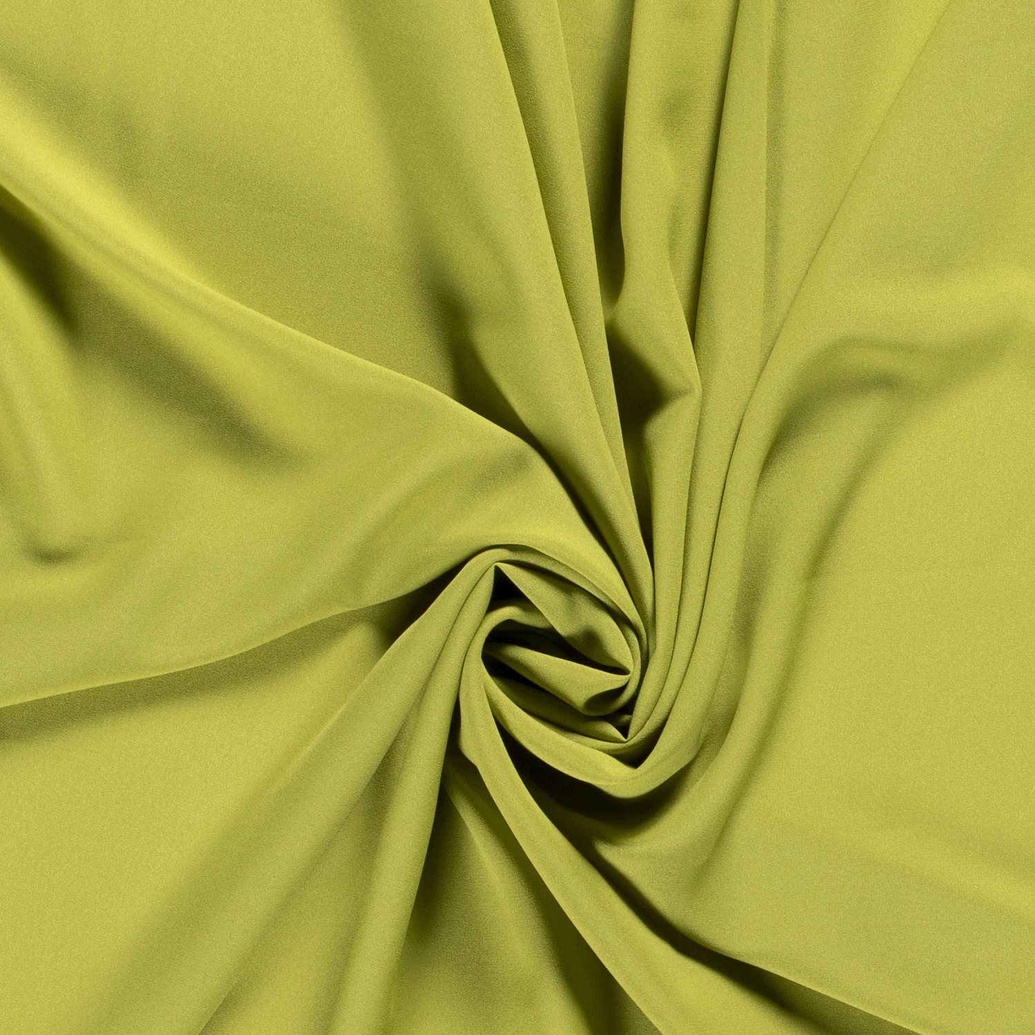 Crêpe Georgette uni olivgrün