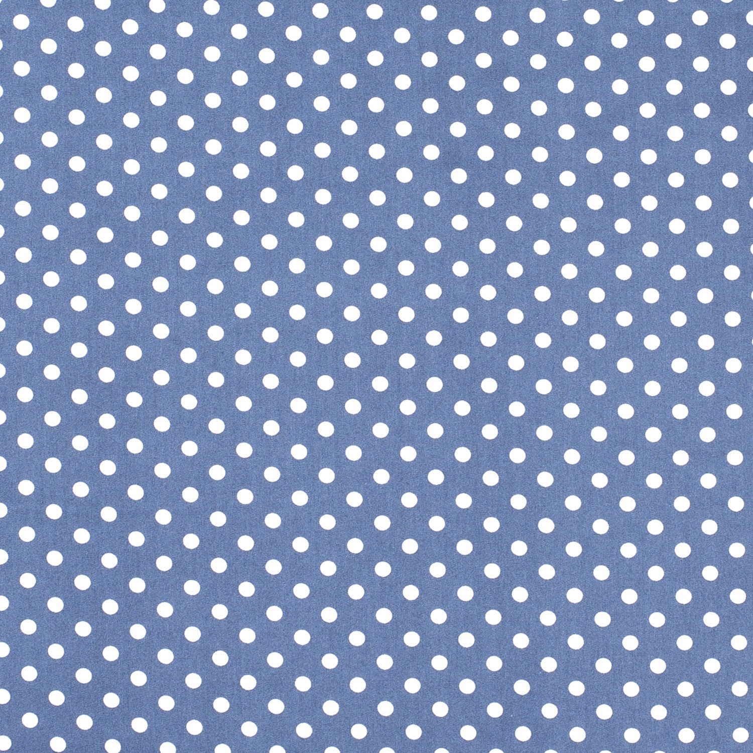 Baumwolle Popeline Stoff Bedruckt Tupfen, indigoblau