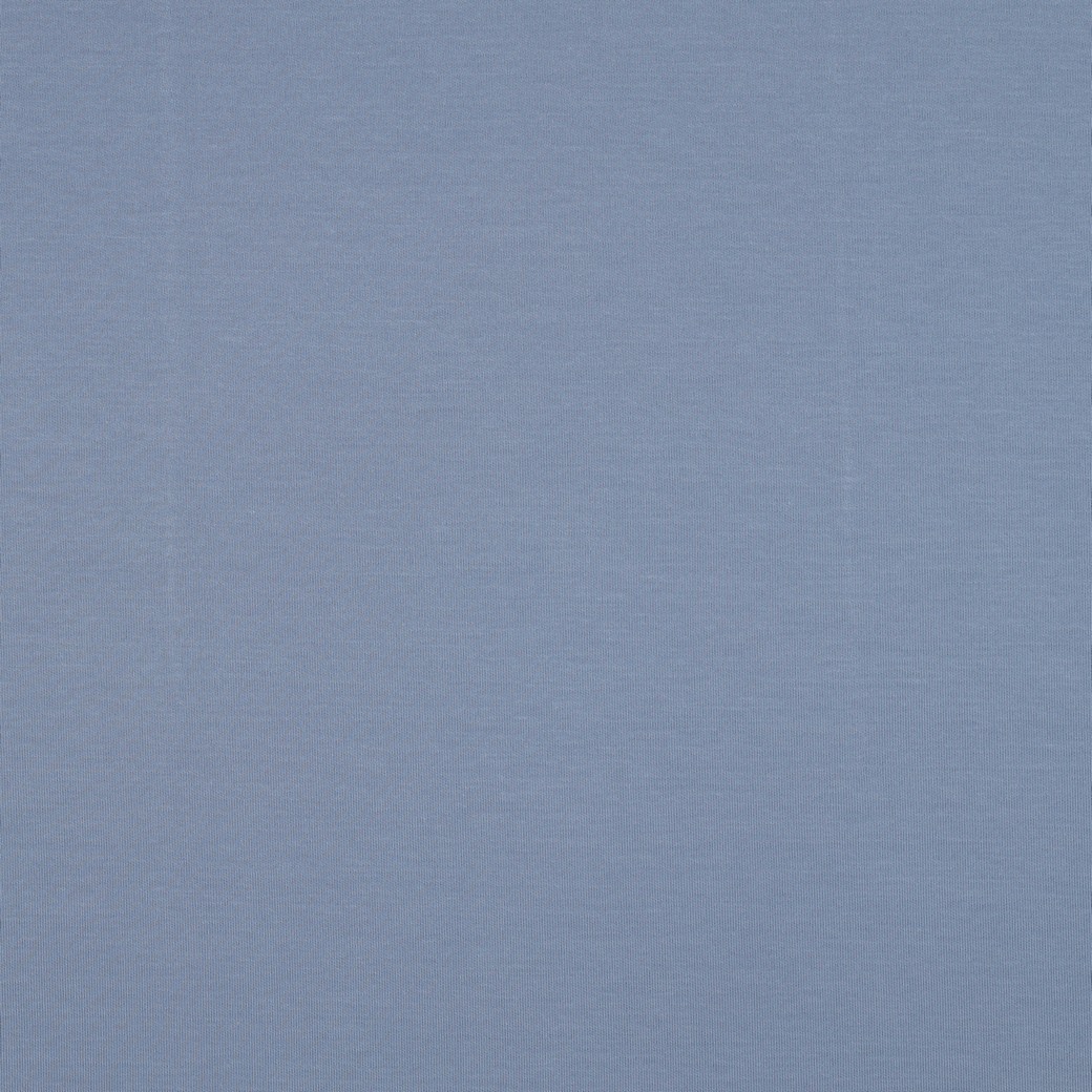 BAUMWOLLE INTERLOCK JERSEY - JEANSBLAU