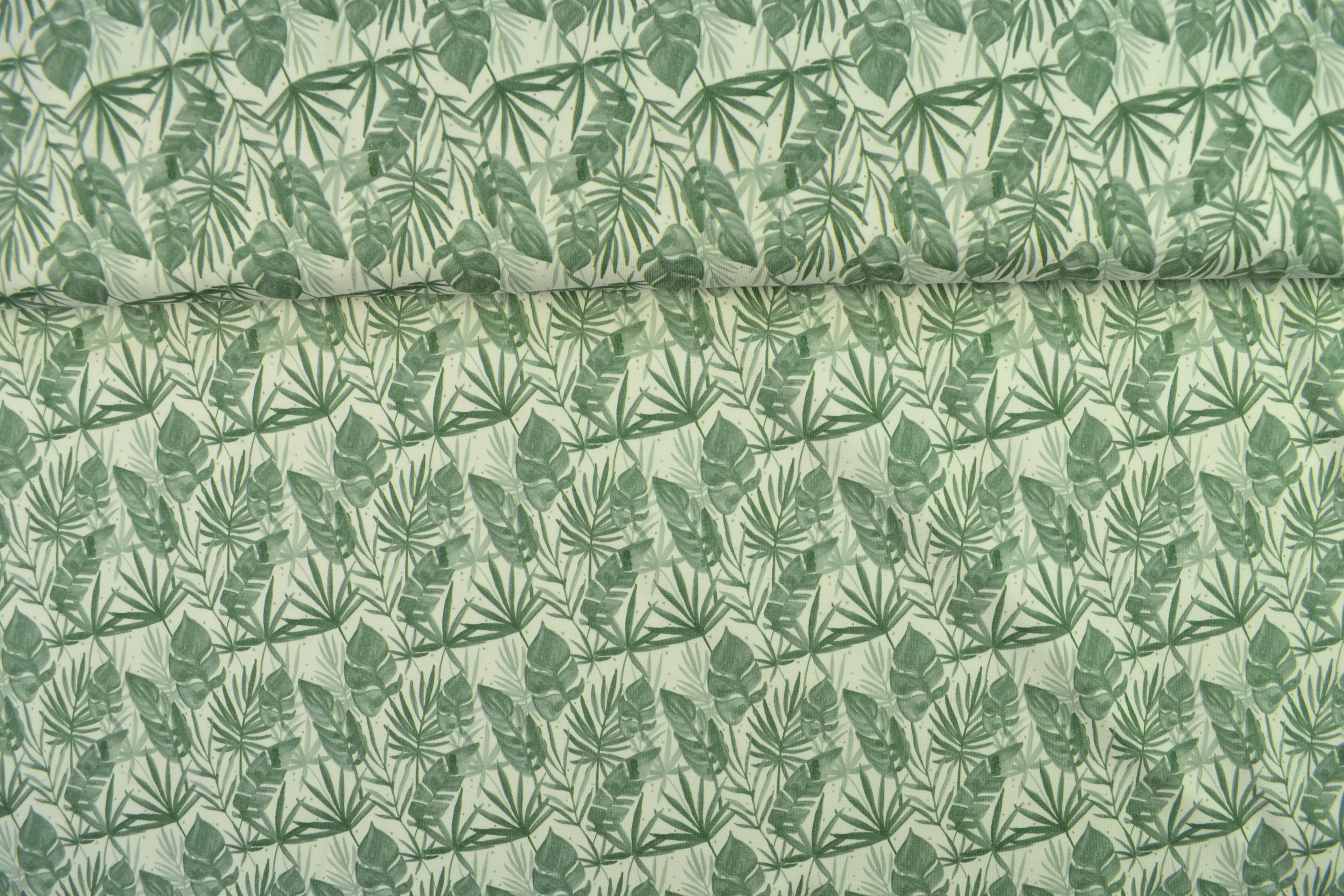Baumwolljersey Digitaldruck, Blätter