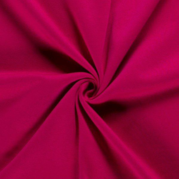 Sweatstoff Wintersweat uni Fuchsia