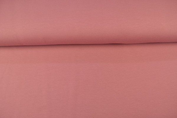 French Terry uni angeraut, altrosa