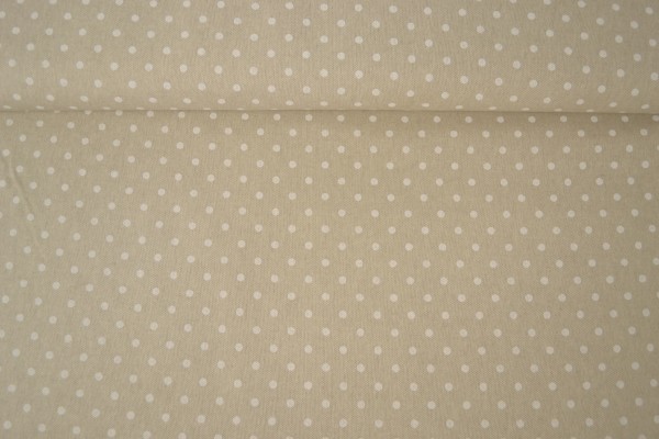 Canvas Deko Stoff Halbpanama Tupfen
