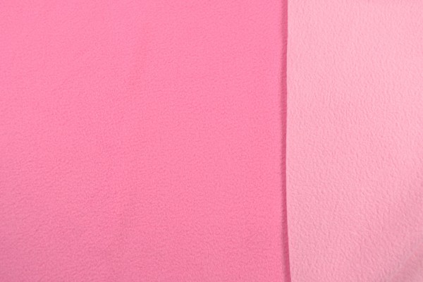 Double Face Polar Fleece uni, pink/ rosa