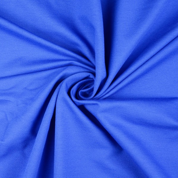 French Terry uni, royalblau