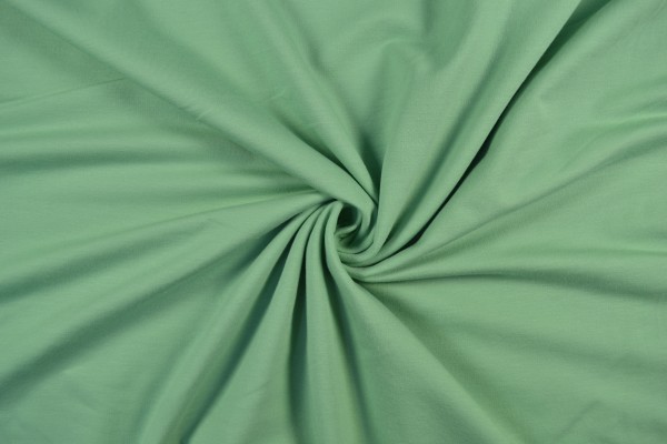 French Terry angeraut uni, pastell mint French Terry angeraut uni, pastell mint