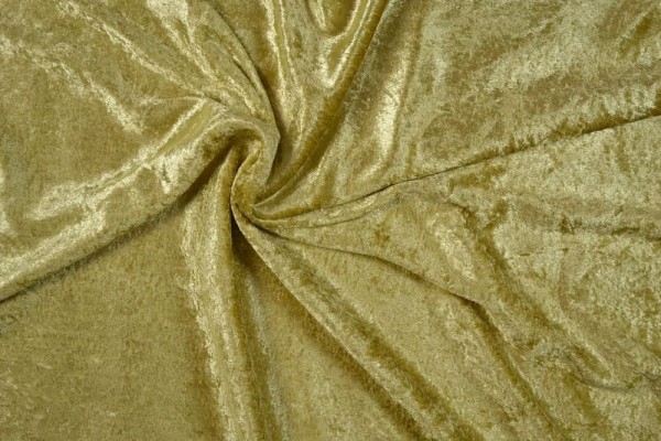 Panne Samt uni, gold/gelb Panne Samt uni, gold/gelb
