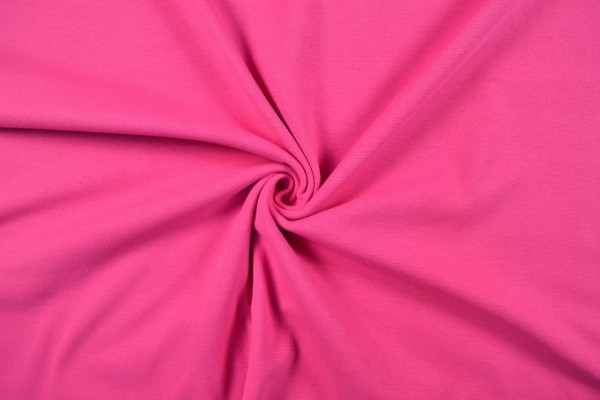 Bündchenstoff glatt 70cm breit, pink