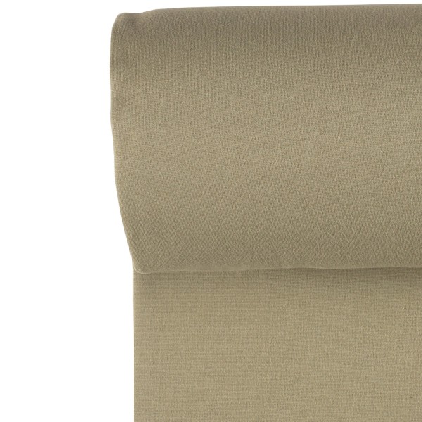 Bündchenstoff uni khaki grün