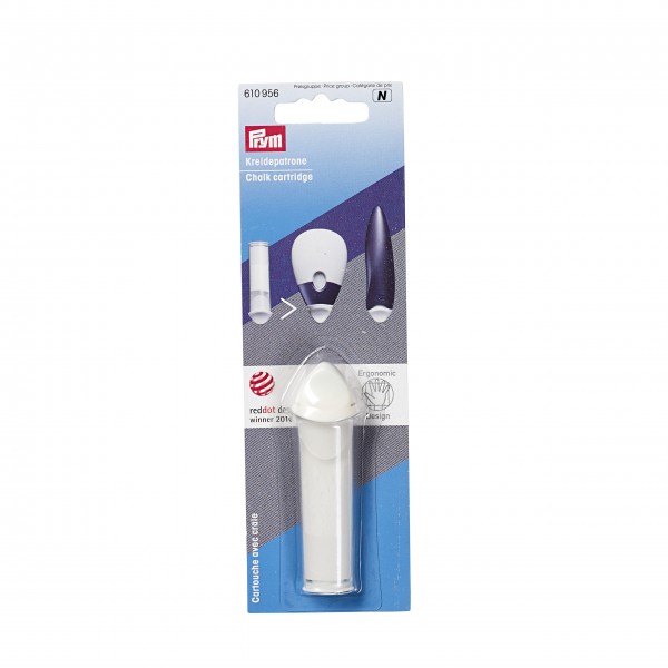 Prym Ergonomics, Kreidepatrone, weiß