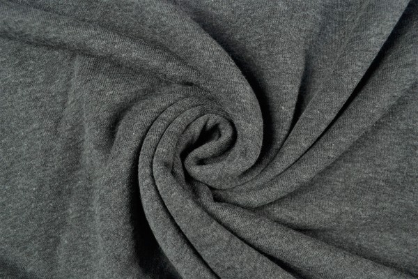 Sweatstoff uni, grau Sweatstoff uni, grau