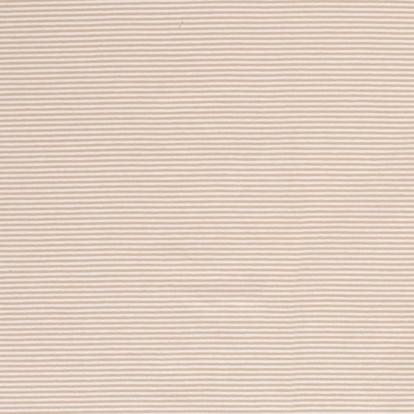Jersey garngefärbt streifen beige