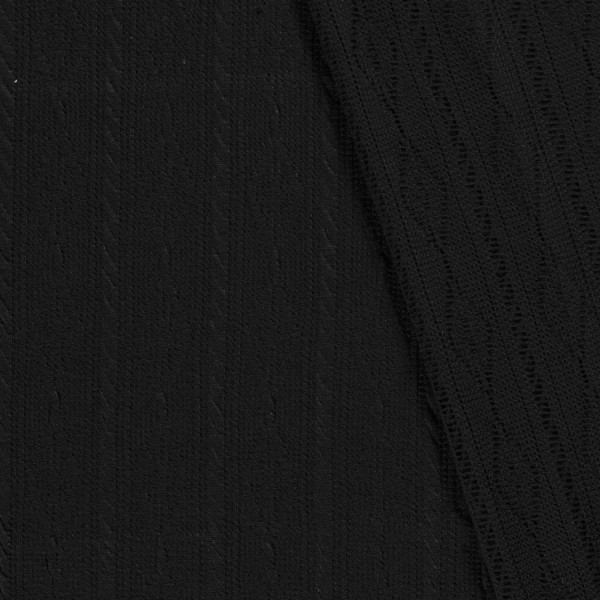 Strickstoff, schwarz