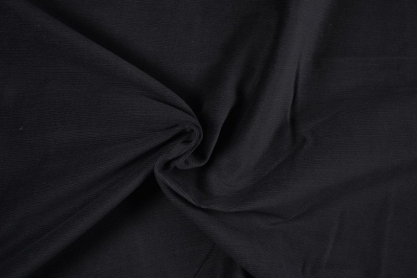 Stretch Cord uni, schwarz Stretch Cord uni, schwarz