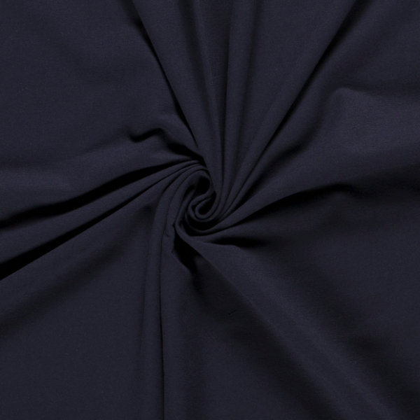 French Terry uni, dunkelblau/marine French Terry uni, dunkelblau/marine