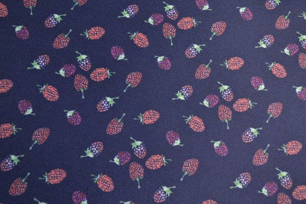 Polyester Outdoorstoff Himbeeren