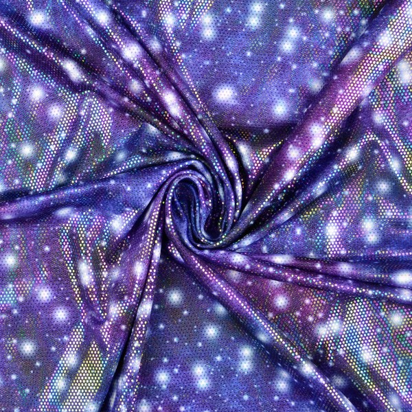 Elastic Folienjersey Universum, blau/lila