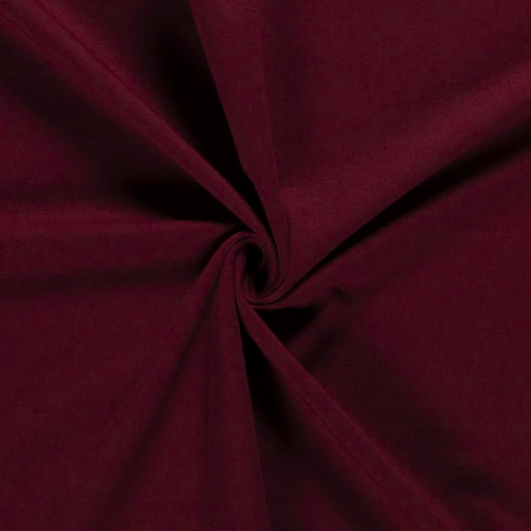 French Terry angeraut uni bordeaux
