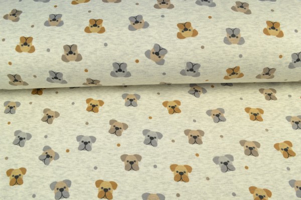 Alpenfleece Hunde, beige melange