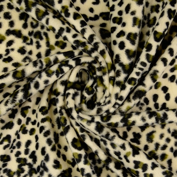 Fellimitat Leopard, beige/grün