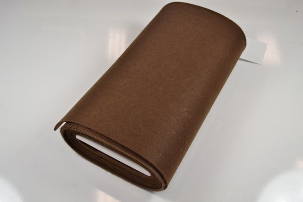 Bastelfilz Meterware 4 mm dick harte Qualität, braun Bastelfilz Meterware 4 mm dick harte Qualität, braun