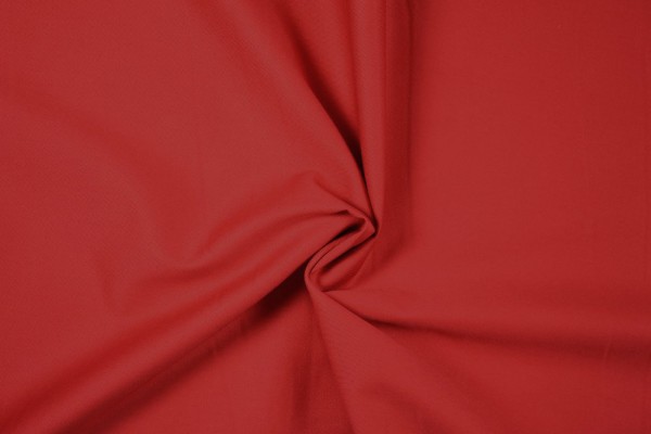 Baumwollstoff Köper, rot Baumwollstoff Köper, rot