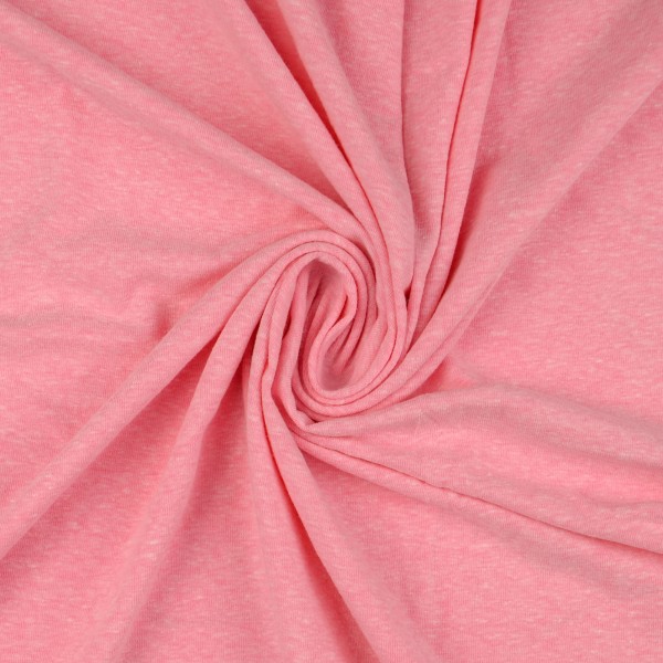 Baumwolljersey melange, rose Baumwolljersey melange, rose