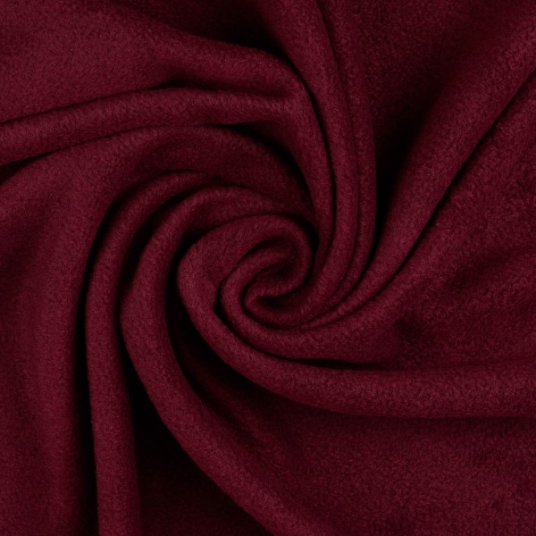 Polar Fleece anti pilling uni, dunkelbordeaux