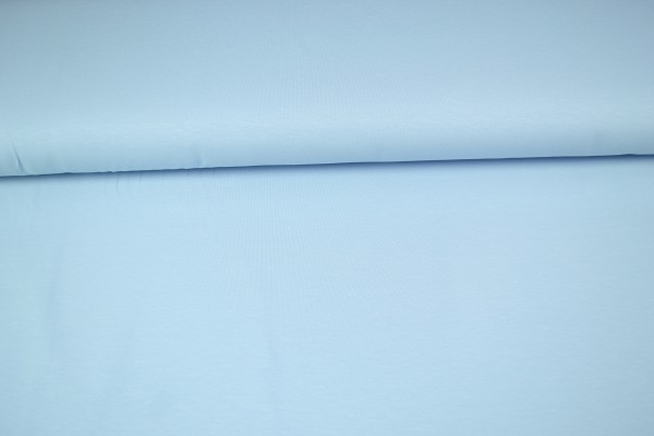 Baumwolljersey uni, babyblau