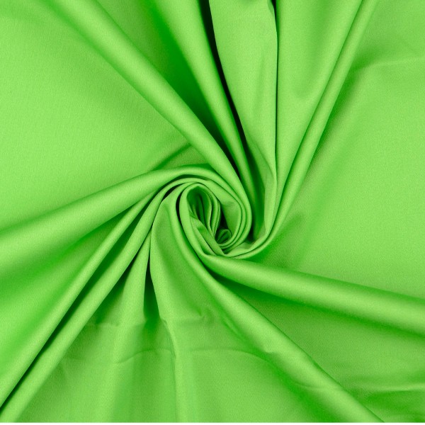 Baumwollsatin elastisch uni, kiwi/grün Baumwollsatin elastisch uni, kiwi/grün