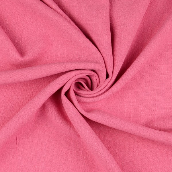 Viskose Leinen uni, pink Viskose Leinen uni, pink