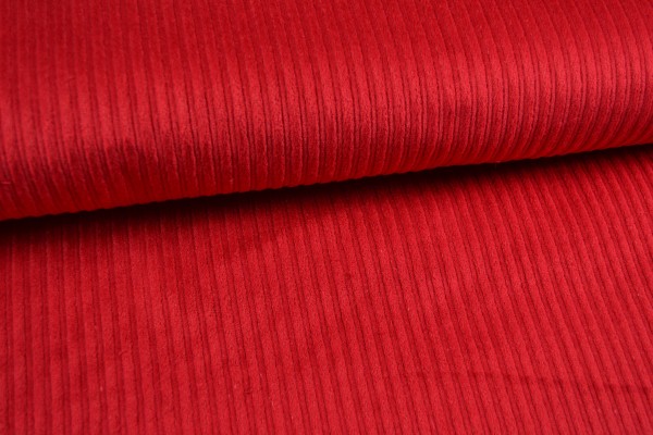 Breitcord uni, rot Breitcord uni, rot