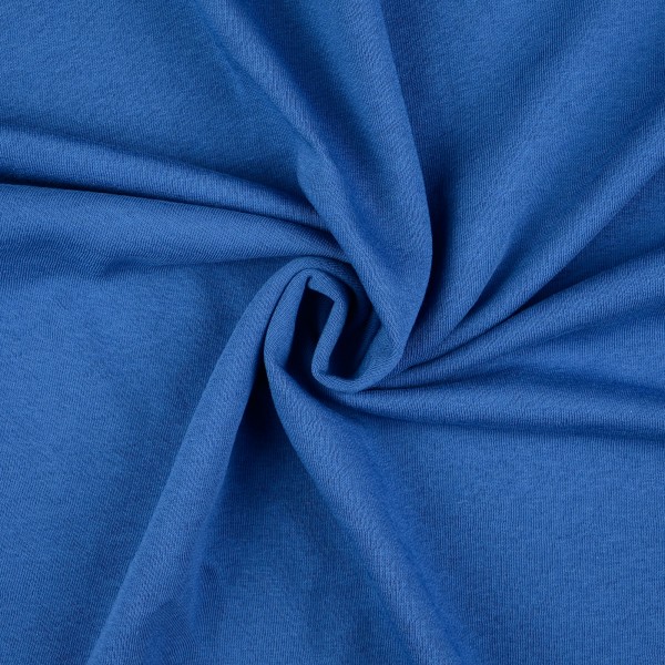 Sweatstoff uni, royalblau