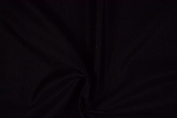 Baumwollstoff Köper, schwarz Baumwollstoff Köper, schwarz