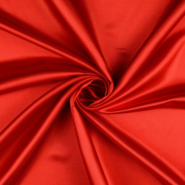 Polyester Satin uni, rot